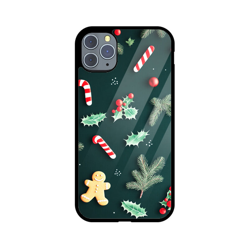 Christmas patterns with candy sticks
