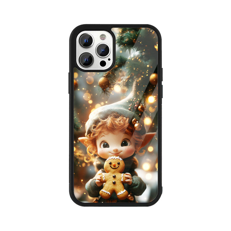 Female elf with a gingerbread