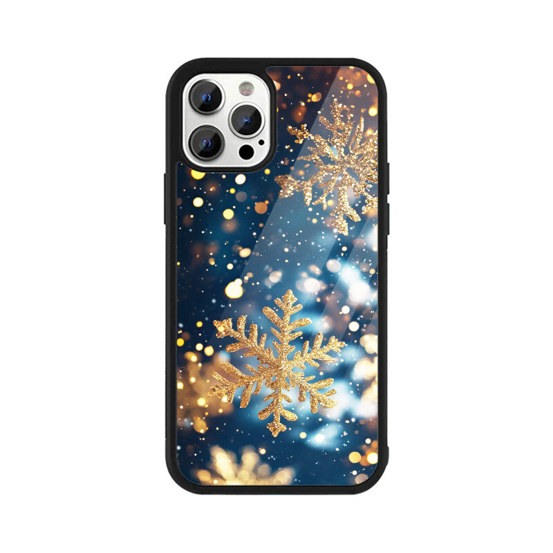 Aurora gold snowflake radiance
