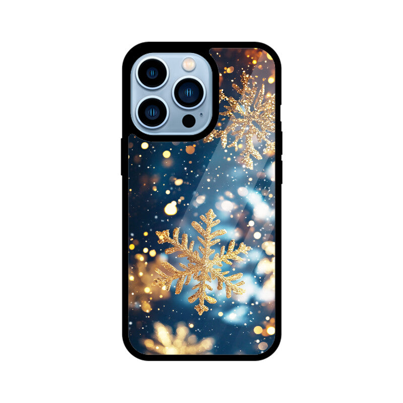 Aurora gold snowflake radiance