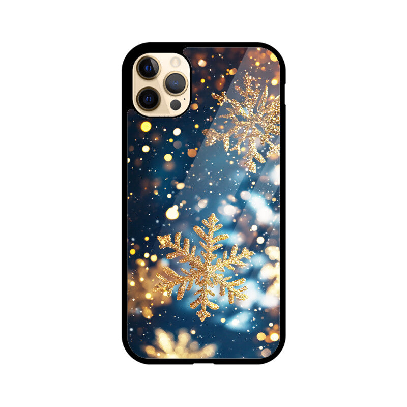 Aurora gold snowflake radiance