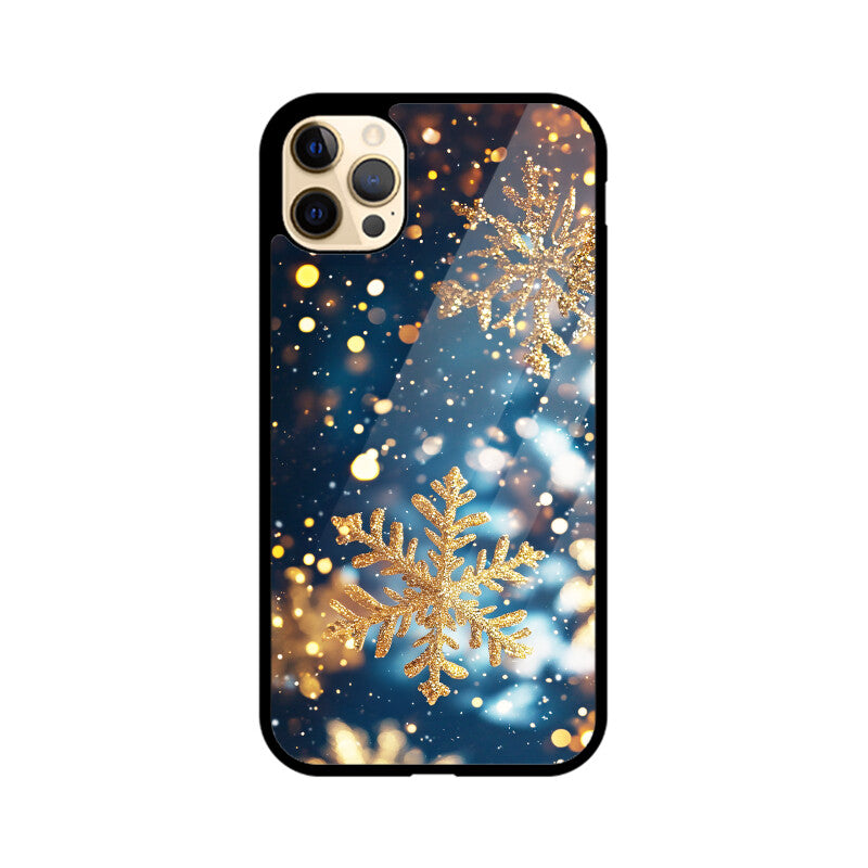 Aurora gold snowflake radiance
