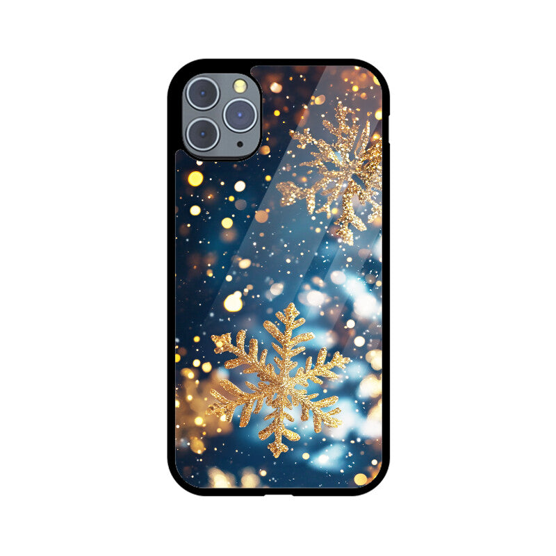 Aurora gold snowflake radiance