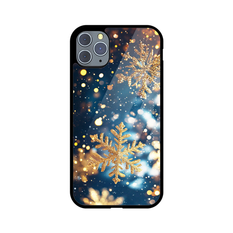 Aurora gold snowflake radiance