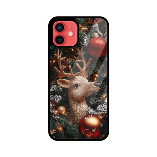 Cute reindeer with Christmas bubbles