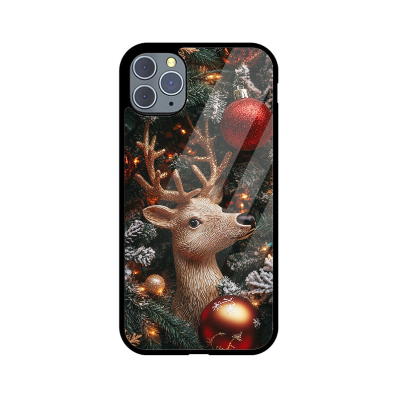 Cute reindeer with Christmas bubbles