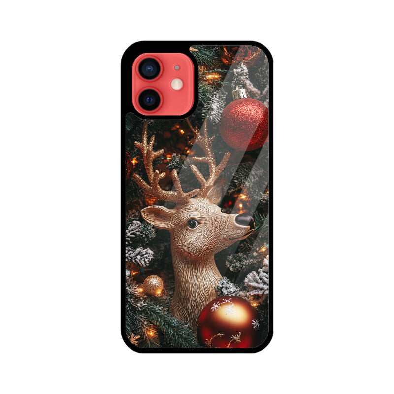 Cute reindeer with Christmas bubbles
