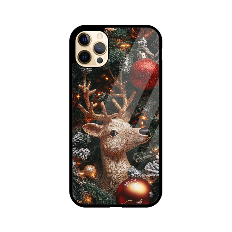 Cute reindeer with Christmas bubbles