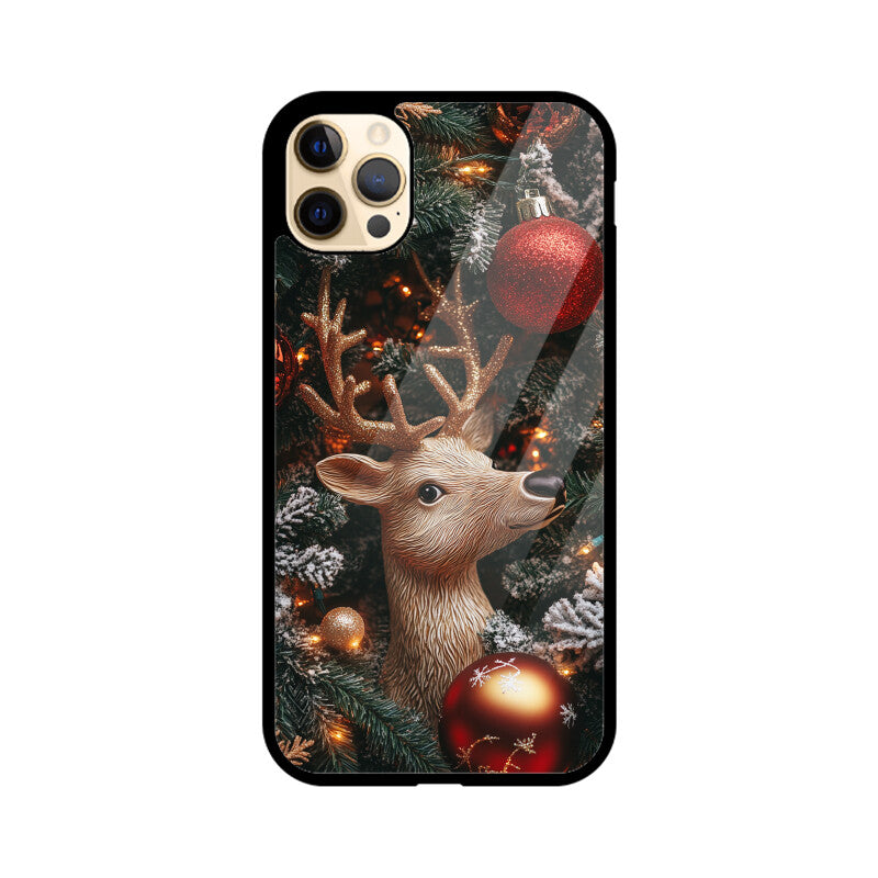 Cute reindeer with Christmas bubbles