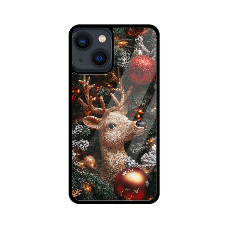 Cute reindeer with Christmas bubbles