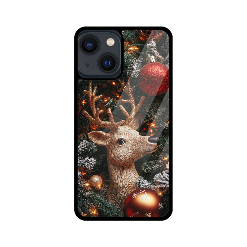 Cute reindeer with Christmas bubbles