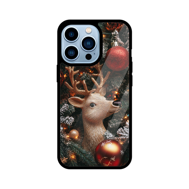 Cute reindeer with Christmas bubbles