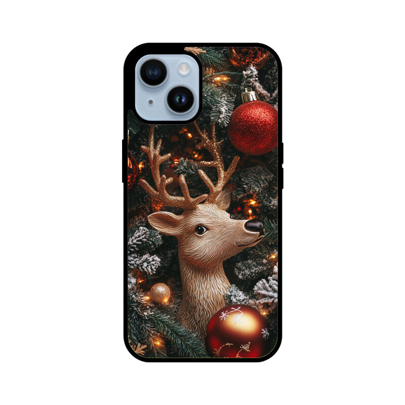 Cute reindeer with Christmas bubbles