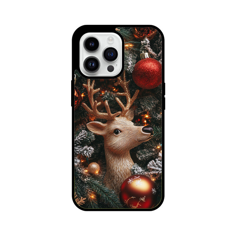 Cute reindeer with Christmas bubbles