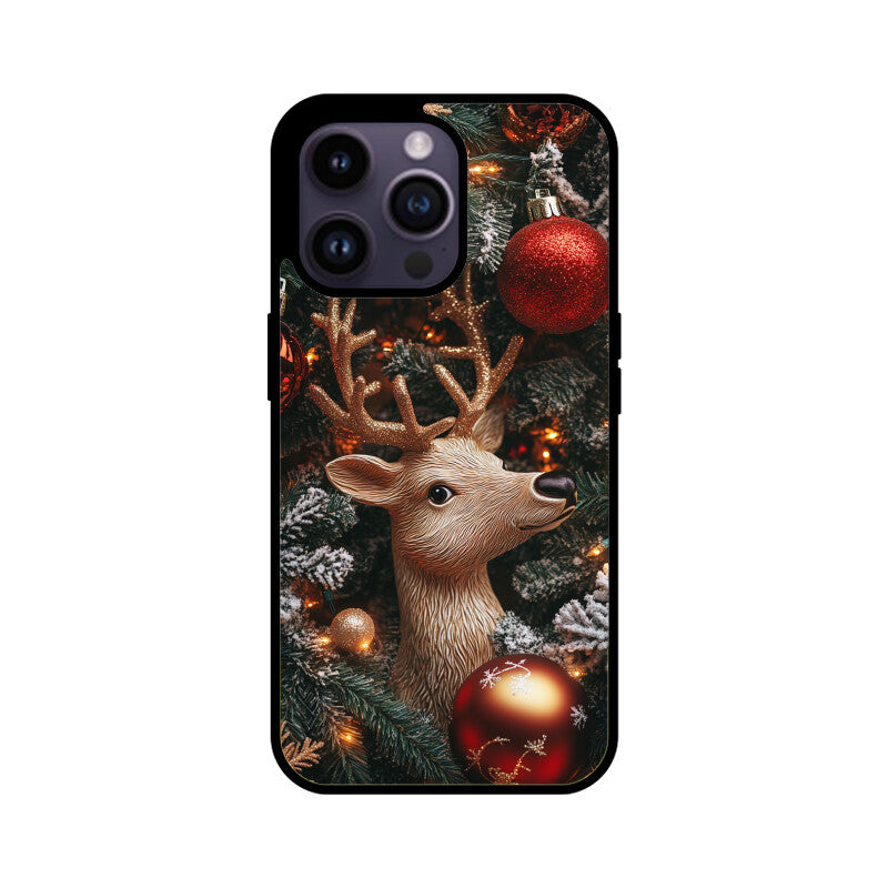 Cute reindeer with Christmas bubbles