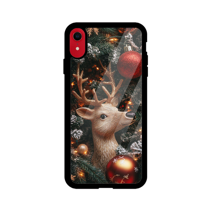 Cute reindeer with Christmas bubbles