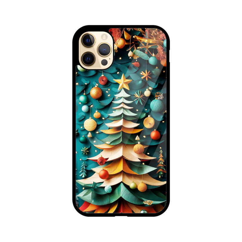 Creative paper art Christmas tree