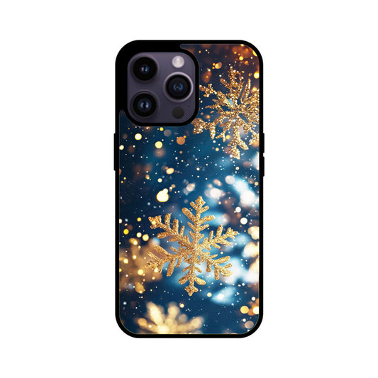 Aurora gold snowflake radiance